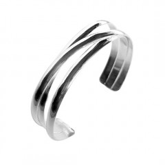 Bracelet Argent 3 Anneaux esclave 5mm -  D63