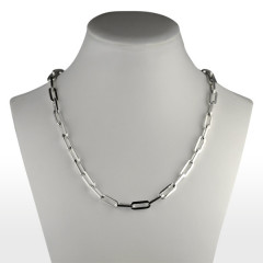 Collier Argent RECTANGLE-HL 50cm